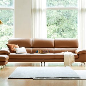 Mẫu sofa văng da bò Carola Ý HNS55 1 1 Mau sofa hien dai HNS55