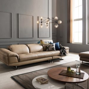 Không gian phòng khách trông sang trọng hơn với ghế sofa HNS83