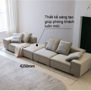 Sofa văng nỉ hiện đại HNSN03 thiết kế linh hoạt mọi không gian 2 10 Mau ghe sofa HNSN03