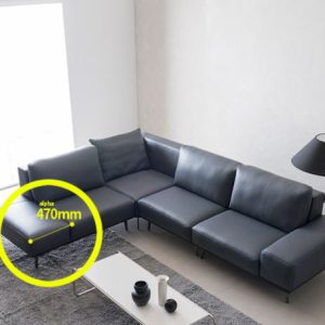 Mẫu ghế sofa da góc L HNS15 trẻ trung và sang trọng cuốn hút! 5 10 Mau sofa hien dai HNS15