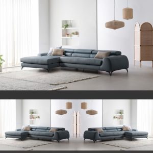 Sofa hiện đại góc L da Hàn đẹp HNS16 8 10 Mau sofa hien dai HNS16