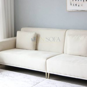 Mẫu sofa văng 2 chỗ HNSN04 bọc nỉ màu nâu cá tính 7 11 Mau ghe sofa HNSN04