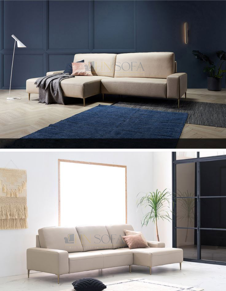 Mẫu sofa nỉ Hàn Quốc HNSN02 hiện đại 