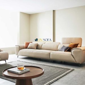 Mẫu sofa băng hiện đại bọc da công nghiệp cao cấp của Ý HNS37 1 2 Mau sofa hien dai HNS37