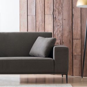 Mẫu sofa văng 2 chỗ HNSN04 bọc nỉ màu nâu cá tính 5 3 Mau ghe sofa HNSN04