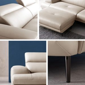 Mẫu sofa văng da Malaysia trắng kem HNS31 2 3 Mau sofa hien dai HNS31