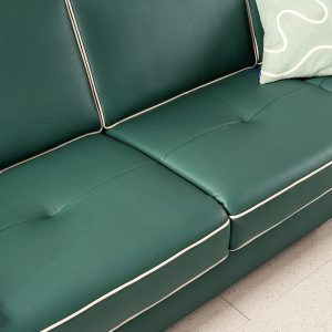 Mẫu sofa văng da Hàn Quốc màu xanh lá HNS50 9 3 Mau sofa hien dai HNS50