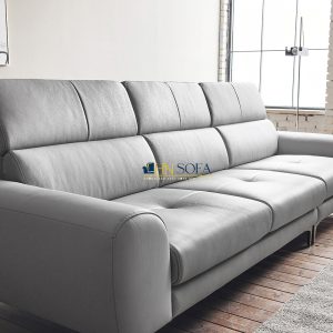 Phòng khách trẻ trung và tinh tế với sofa văng da HNS72 2 3 Mau sofa hien dai HNS72 1