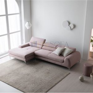 Mẫu sofa góc nỉ hàn HNSN07 giá rẻ bền đẹp 1 4 Mau ghe sofa HNSN07