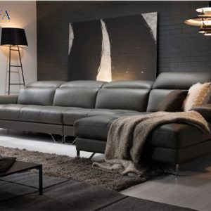 Mẫu sofa góc bọc da Malaysia HNS25 2 4 Mau sofa hien dai HNS25