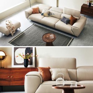 Mẫu sofa băng hiện đại bọc da công nghiệp cao cấp của Ý HNS37 4 5 Mau sofa hien dai HNS37