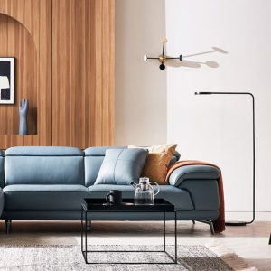 Sofa góc hiện đại màu xanh dương HNS41 5 5 Mau sofa hien dai HNS41