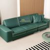 Mẫu sofa văng da Hàn Quốc màu xanh lá HNS50 13 5 Mau sofa hien dai HNS50 e1624958199264 1