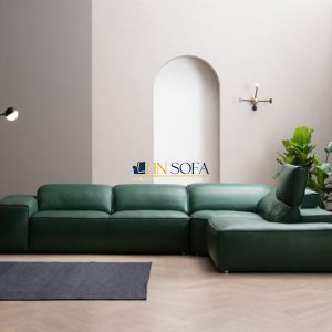 Mẫu sofa góc L giả da Malaysia HNS51 3 5 Mau sofa hien dai HNS51 1