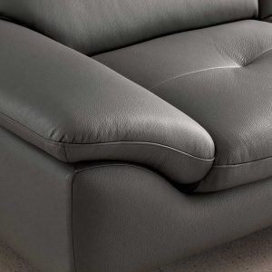 Mẫu sofa văng đôi da Microfiber HNS57 5 5 Mau sofa hien dai HNS57