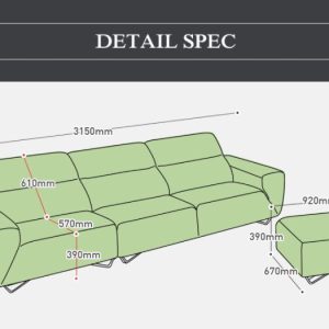Sofa văng HNS75 - Vẻ đẹp thời thượng cho mọi không gian sống 4 5 Mau sofa hien dai HNS75