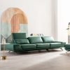 Sofa văng da Microfiber màu xanh lá HNS52 13 6 Mau sofa hien dai HNS52
