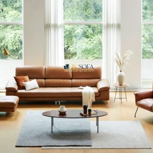 Mẫu sofa văng da bò Carola Ý HNS55 6 6 Mau sofa hien dai HNS55