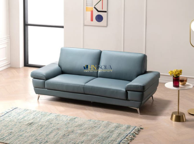 Mẫu sofa văng đôi được sản xuất từ da Malaysia