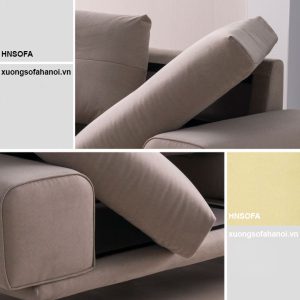 Sofa văng nỉ 3 chỗ thiết kế kiểu mới HNSN15 3 7 Mau ghe sofa HNSN15