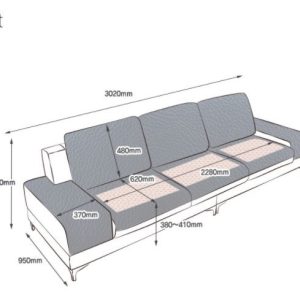 9. Sofa Hien Dai HNS07