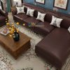 Đẳng cấp Sofa bộ hot tân cổ điển bọc da HNS63 nâng tầm không gian 13 Sofa tan co dien 02 e1658101932216