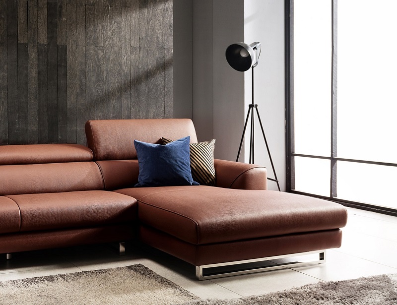 Sofa góc cao cấp HNS131 thiết kế đệm ngồi và tựa lưng