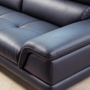 Giải pháp lý tưởng cho không gian nhỏ với mẫu Sofa văng HNS98 từ da bò Ý 2 sofa vang da bo y HNS98 co duong may hien dai