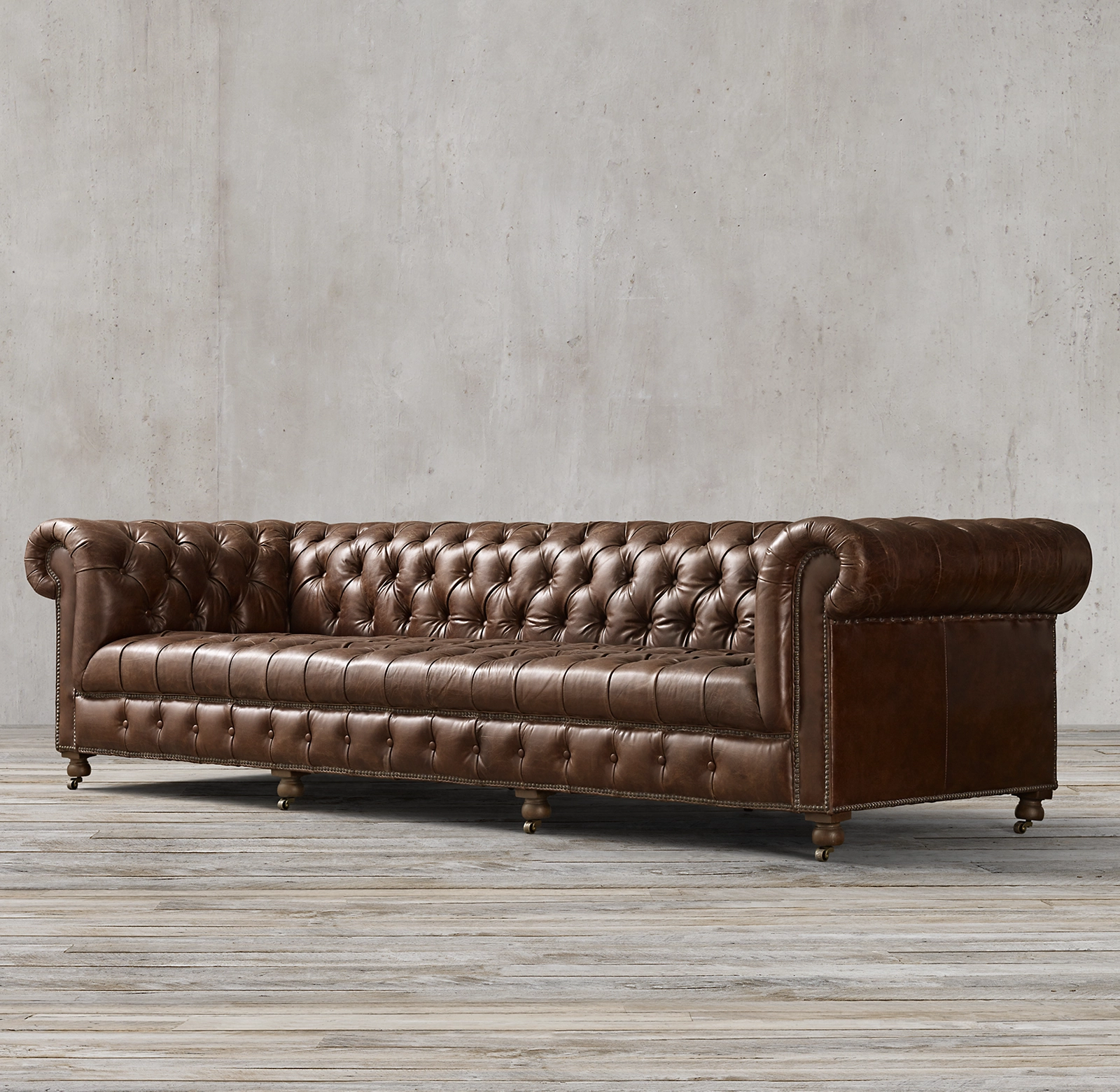 Sofa tân cổ điển HNS52TCĐ - Đẳng cấp không gian phòng khách! 3 Phần thân ghế được tạo ra với nhiều đường con uốn lượn