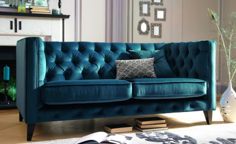 TOP 10 Ghế Sofa Màu Xanh Cổ Vịt Đẹp Hiện Đại Giá Rẻ 2024 10 ghe sofa mau xanh co vit 4