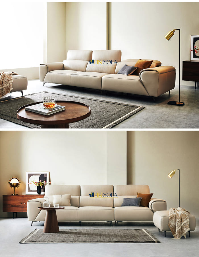 10 Mẫu Sofa Màu Kem Đẹp, Hiện Đại Được Yêu Thích Nhất 2024 18 sofa-mau-kem-8