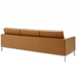 Mẫu sofa văn phòng dáng văng 3 chỗ bọc da rút múi tinh tế VP13 2 sofa van phong vp13 2