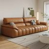 Sofa văng HNS163. Êm ái, bọc da Pcarola Ý 5 HNS163 4