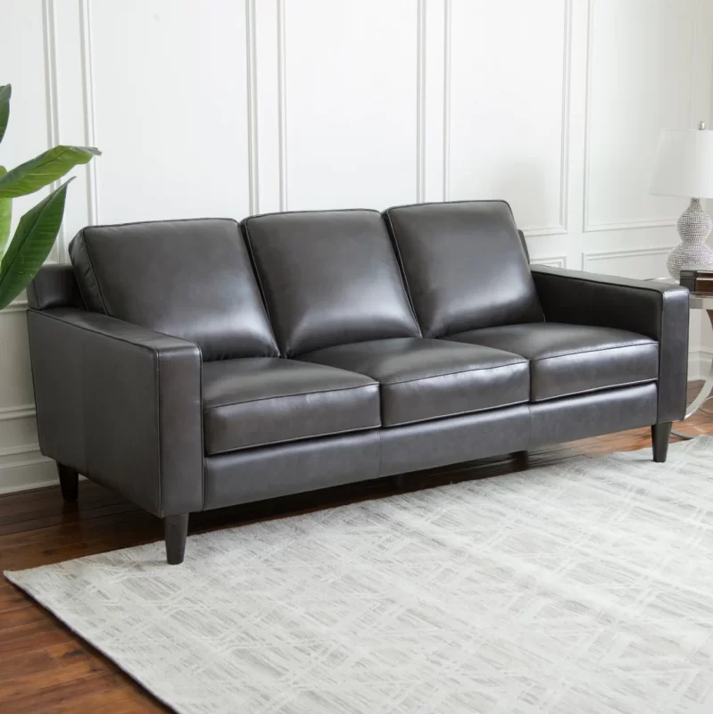 Sofa da VP28 có bề mặt bọc da sang trọng, cá tính, độ bền cao
