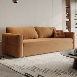 Sofa văng HNS168 bọc nỉ nhung Hàn Quốc 3 sofa vang hns168 3
