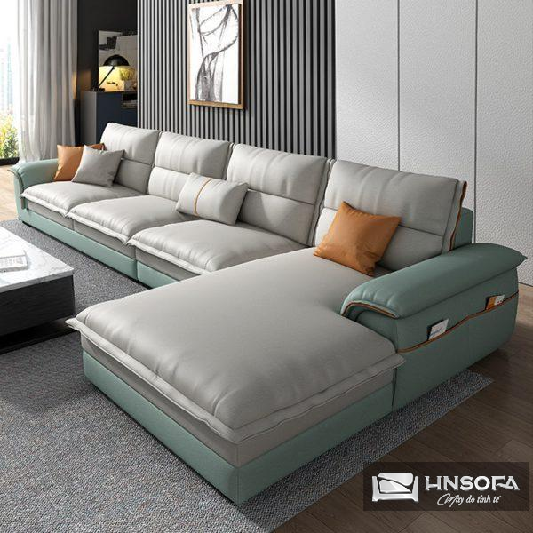 Mẫu sofa giả da Malaysia có thiết kế hiện đại, trẻ trung theo phong cách Hàn Quốc