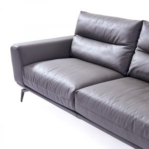 Sofa văng bọc da bò nhập khẩu Ý HNS237 3 sofa da bo hns237 4