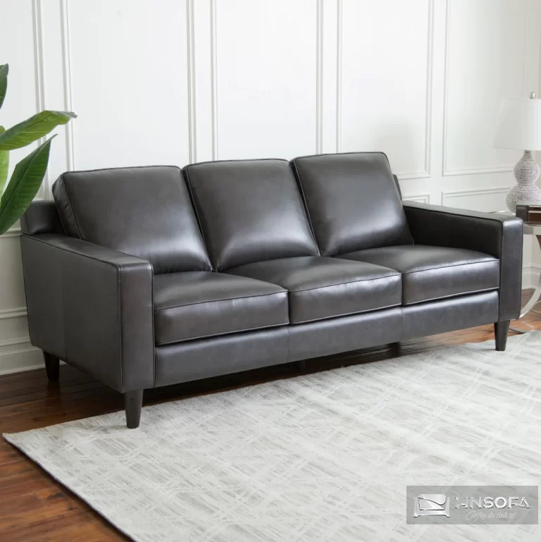 Sofa da công nghiệp được nhiều gia đình lựa chọn bởi sở hữu ưu điểm nổi bật