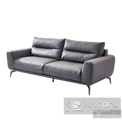 Sofa văng 2 chỗ  bọc da bò nhập khẩu ý HNS237