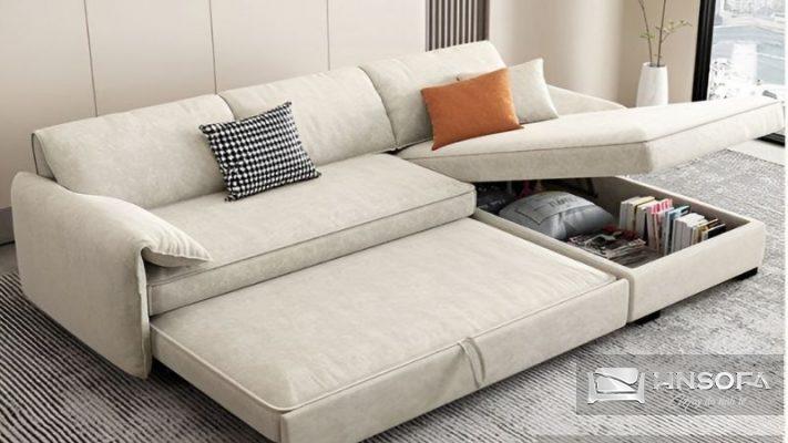 Các mẫu sofa góc giường thông minh, tiện lợi 2023
