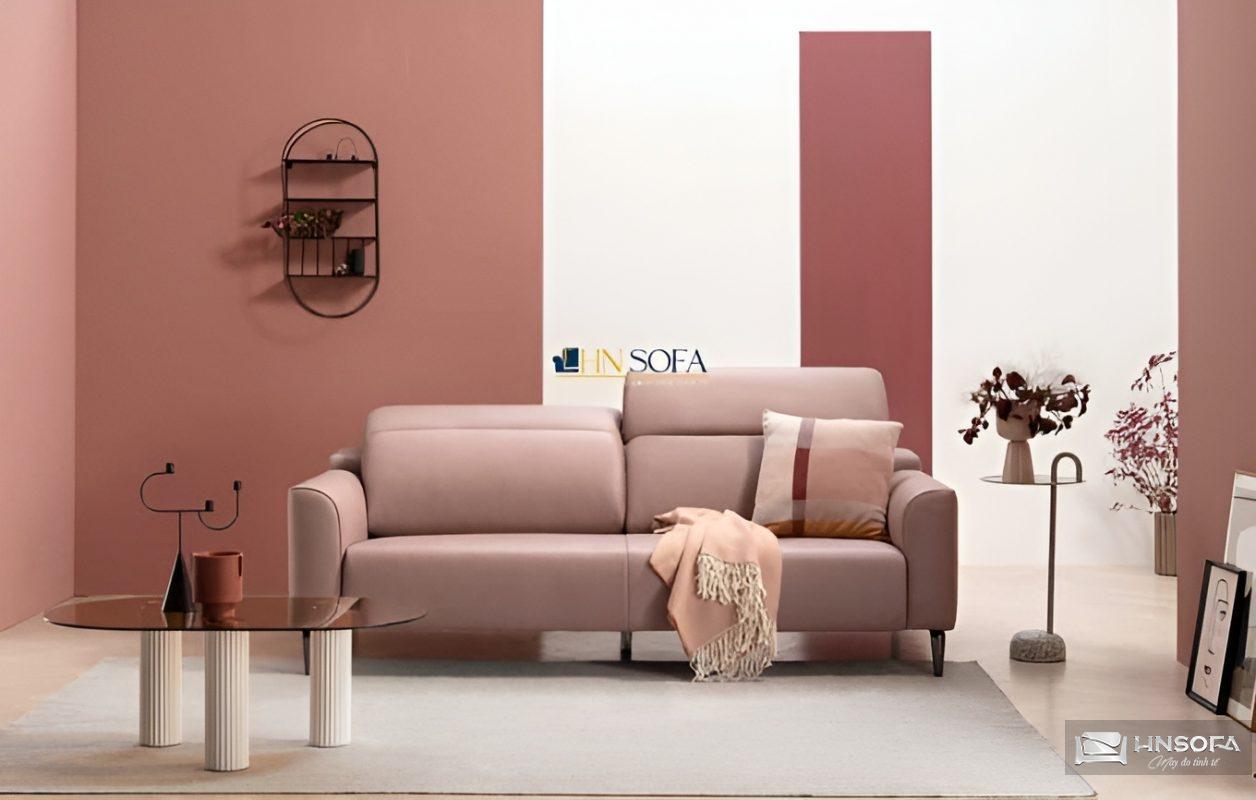 Ghế sofa màu hồng