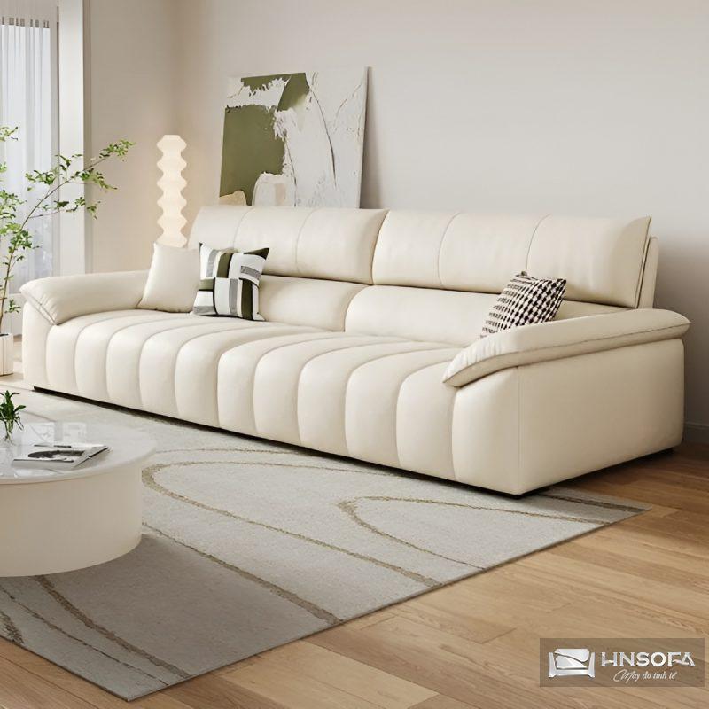Tìm hiểu ưu nhược điểm và ứng dụng của da PU 16 Sofa văng da PU HNS163