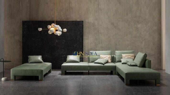 Các mẫu ghế sofa gỗ bọc da