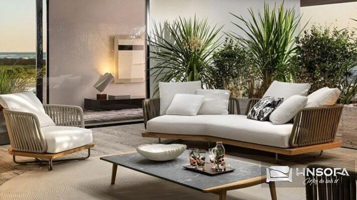 Mẫu ghế sofa tay gỗ đẹp nhất 2023