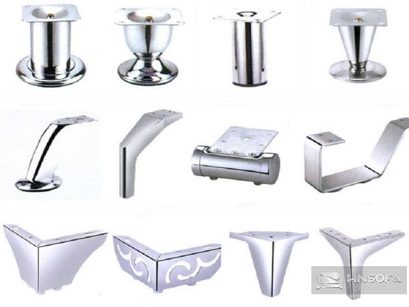 Chi tiết cấu tạo ghế sofa phòng khách từ A - Z 13 Các loại chân ghế sofa được ưa chuộng hiện nay