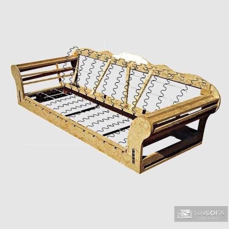 Chi tiết cấu tạo ghế sofa phòng khách từ A - Z 9 Khung ghế sofa được coi như là xương sống của chiếc ghế