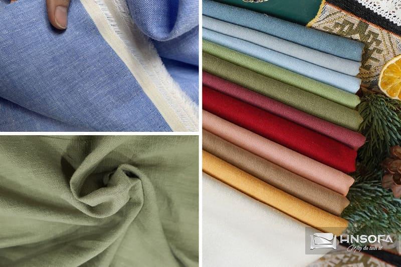 Sử dụng vải linen để bọc ghế sofa đem lại không gian mới lạ