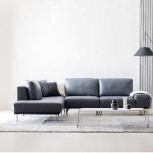 Alternative view of Mẫu ghế sofa da góc L HNS15 trẻ trung và sang trọng cuốn hút!