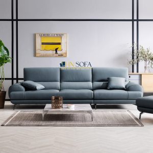 Mẫu sofa văng hiện đại da Malaysia HNS33