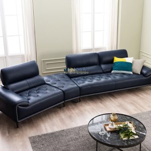 Alternative view of Mẫu sofa tân cổ điển bọc da Anh Quốc HNS47
